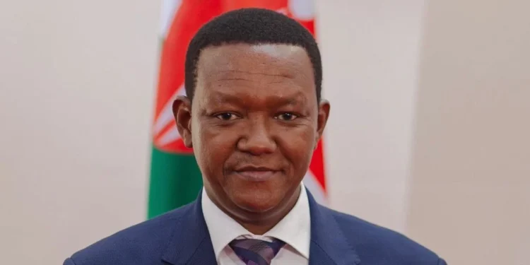 Dr. Alfred Mutua, the Cabinet Minister for Labour and Social Protection