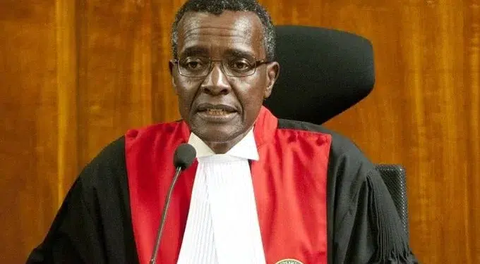 The former Chief Justice of the Supreme Court of Kenya, CJ David Kenani Maraga