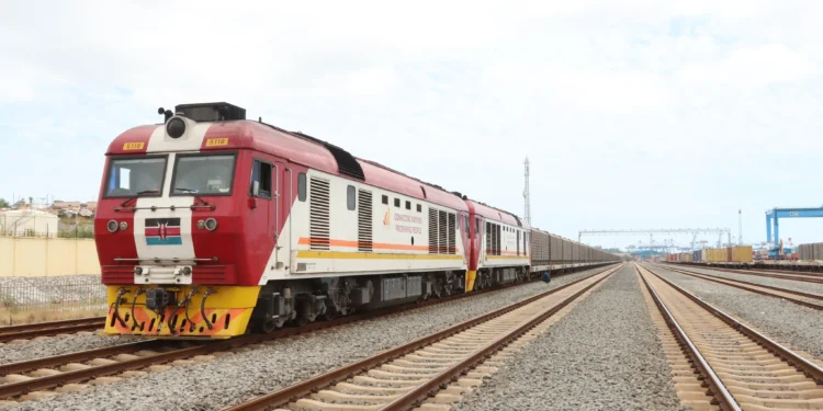 Kenya Railways Freight Train