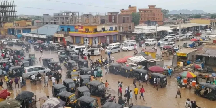 Corruption, a street in Juba City, South Sudan