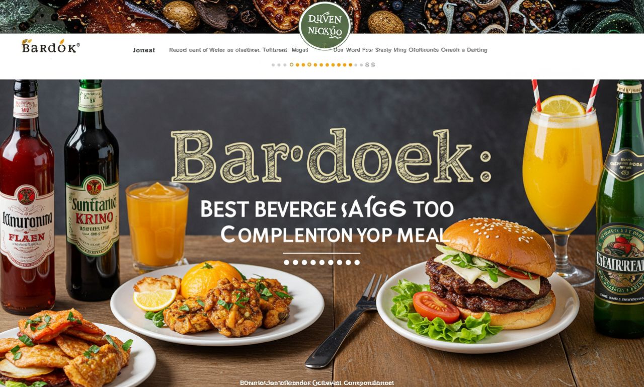bardoek: Best Beverages to Complement Your Meal
