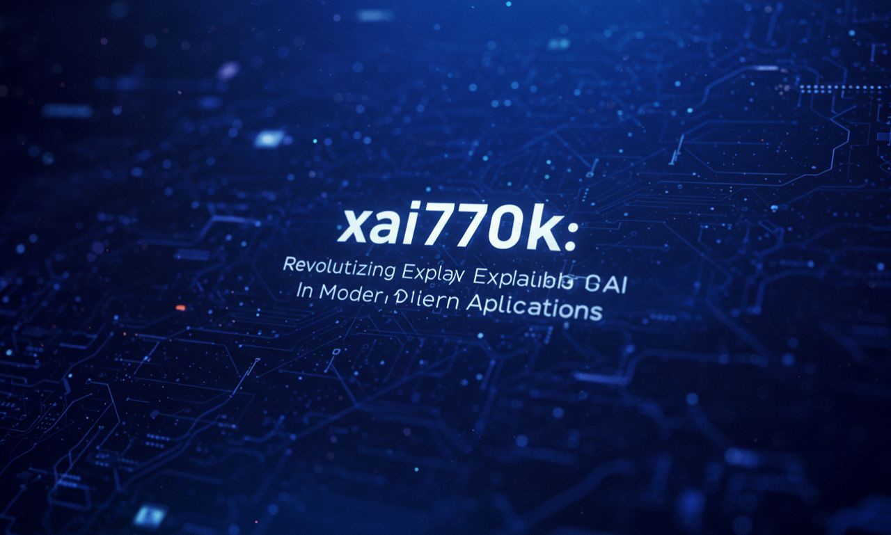 xai770k: Revolutionizing Explainable AI in Modern Applications