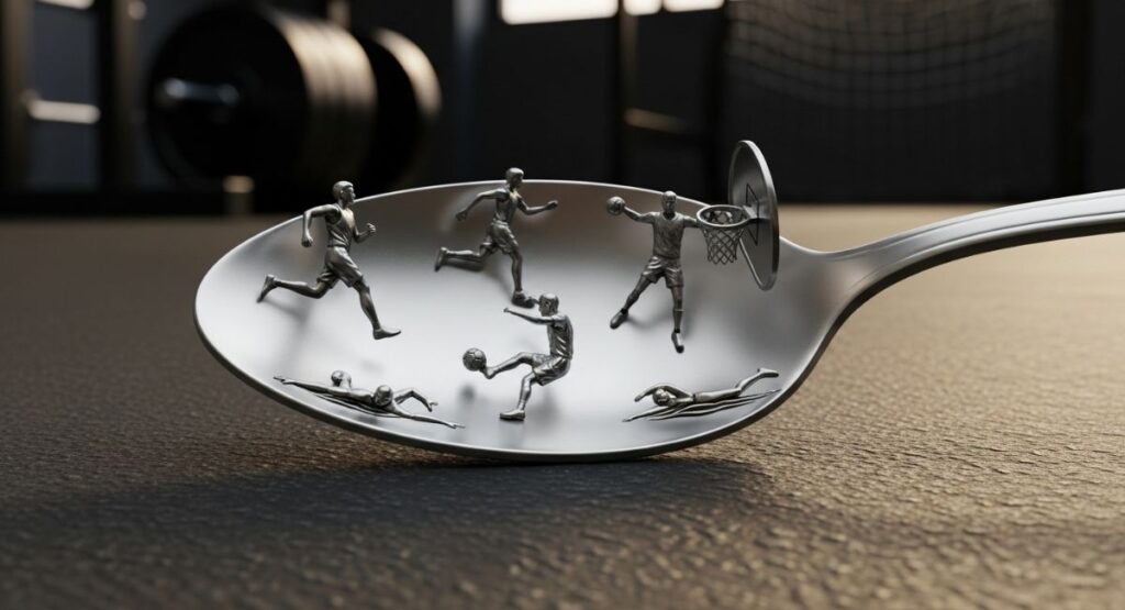 thespoonathletic-Person training with thespoonathletic’s balanced fitness and nutrition approach.